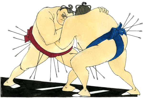Picture of Sumo Wrestlers